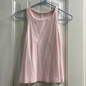 LULULEMON align waist length racer back in strawberry milkshake